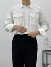 CHINO雙口袋設計長袖SHIRT[三色]