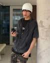 街頭風PIGMENT短袖連帽針織HOODIE[三色]