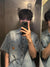 皮革TAG洗水復古牛仔SHIRT[兩色]