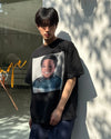 復古小孩人像印花棉質短袖TEE[一色]