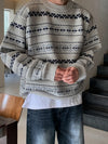 高質款! 質感細密圖案羊毛針織KNIT[四色]