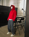 高品質基本款! 廓形純色線條設計棉質HOODIE[九色]