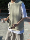 CROSS鏤空春夏針織VEST[三色]