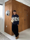 🦌冬日馴鹿翻領針織ZIP-UP[兩色]