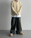 織紋鏤空小V翻領針織KNIT[三色]