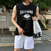 CALIFORNIA印花棉質VEST[三色]