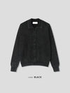 深灰色翻領CARDIGAN[一色]