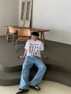 PUPPY GRAPHIC棉質短袖TEE[兩色]
