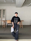 PUPPY GRAPHIC棉質短袖TEE[兩色]