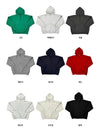 高品質基本款! 廓形純色線條設計棉質HOODIE[九色]