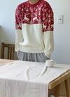麋鹿半身色彩針織KNIT[三色]