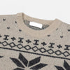 雪花幾何圖案羊毛針織KNIT[三色]