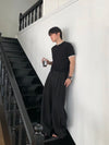 FIT身! 假兩件LAYERING亨利領針織KNIT[四色]