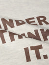 UNDER THINK IT印花HOODIE[三色]