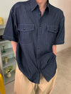 [Quality💯!] SOME DAY牛仔短袖SHIRT[兩色]