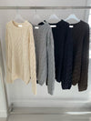 瘦底必入! 麻花扭紋純色針織KNIT[四色]