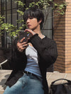 DAMAGE暗直間針織CARDIGAN[兩色]