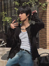 DAMAGE暗直間針織CARDIGAN[兩色]