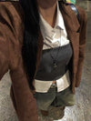 SUEDE麂皮經典鈕扣BLAZER[兩色]