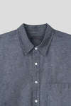 淡色系洗水PIGMENT口袋長袖SHIRT[四色]