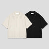 (質感UP!) 靚工藝通花針織短袖SHIRT[兩色]
