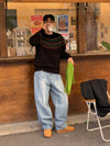 LEVI'S STYLE自然刷色牛仔褲[兩色]
