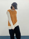 CROSS鏤空春夏針織VEST[三色]
