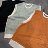 CROSS鏤空春夏針織VEST[三色]