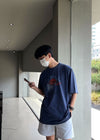 NATIONAL BASKETBALL洗水復古棉質短袖TEE[四色]