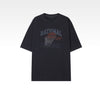 NATIONAL BASKETBALL洗水復古棉質短袖TEE[四色]