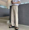 [+5cm!] 高級純黑厚底皮革SLIPPERS[一色]