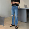 [+5cm!] 高級純黑厚底皮革SLIPPERS[一色]