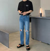 [+5cm!] 高級純黑厚底皮革SLIPPERS[一色]