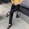 [+5cm!] 高級純黑厚底皮革SLIPPERS[一色]
