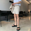 [+5cm!] 高級純黑厚底皮革SLIPPERS[一色]