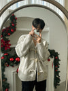 糯米輕柔牛角扣CARDIGAN[四色]