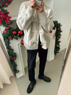 糯米輕柔牛角扣CARDIGAN[四色]