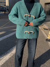 糯米輕柔牛角扣CARDIGAN[四色]