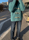 糯米輕柔牛角扣CARDIGAN[四色]