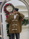 糯米輕柔牛角扣CARDIGAN[四色]