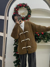 糯米輕柔牛角扣CARDIGAN[四色]