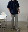 AMERICA FLAG小刺繡棉質短袖TEE[四色]