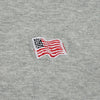 AMERICA FLAG小刺繡棉質短袖TEE[四色]