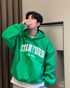 STANFORD刺繡純棉HOODIE[六色]