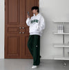 STANFORD刺繡純棉HOODIE[六色]