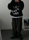 (含內絨✓) DIFFERENT藝術感印花純棉HOODIE[四色]