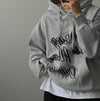(含內絨✓) DIFFERENT藝術感印花純棉HOODIE[四色]