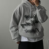 (含內絨✓) DIFFERENT藝術感印花純棉HOODIE[四色]