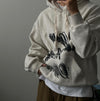 (含內絨✓) DIFFERENT藝術感印花純棉HOODIE[四色]