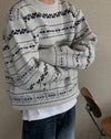 高質款! 質感細密圖案羊毛針織KNIT[四色]